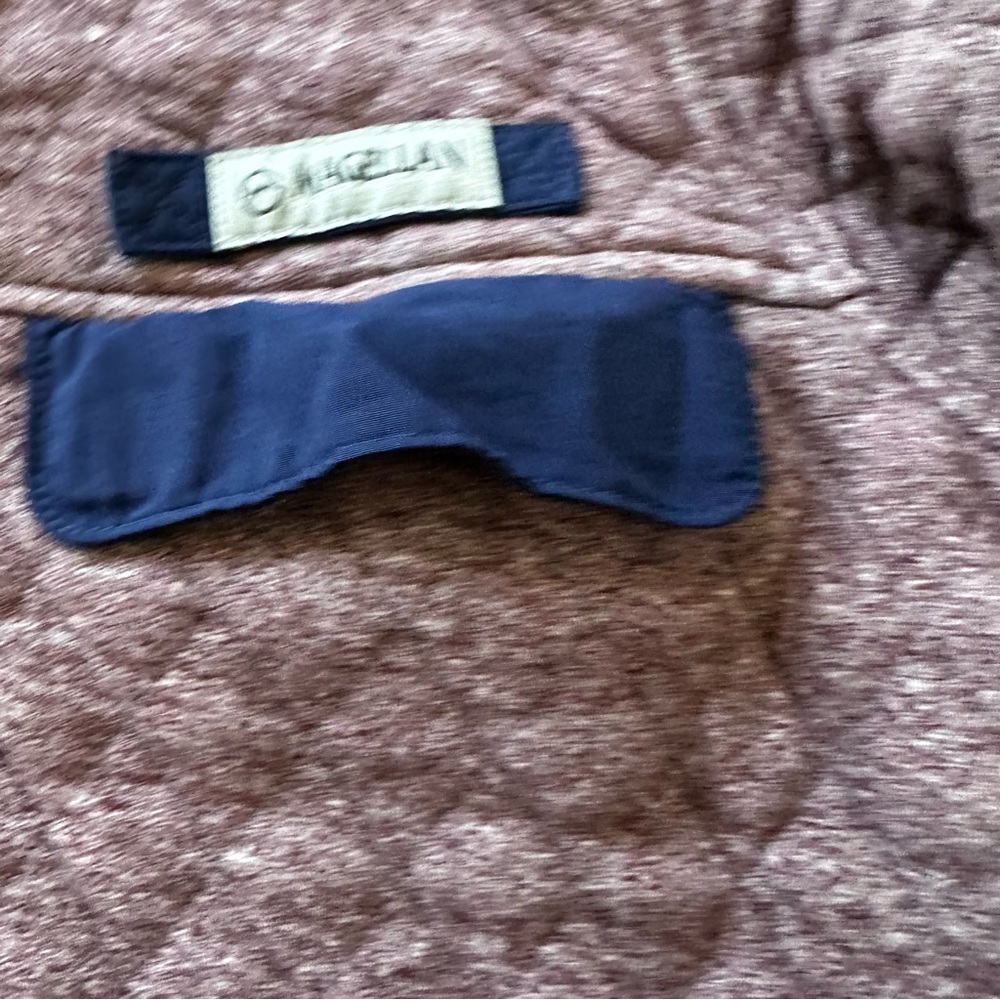 Magellan Outdoors Purple Quilted 1/4 Button Pullover Size S - Picture 4 of 16